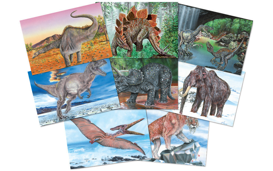 Large Prehistoric Animals Poster Pack