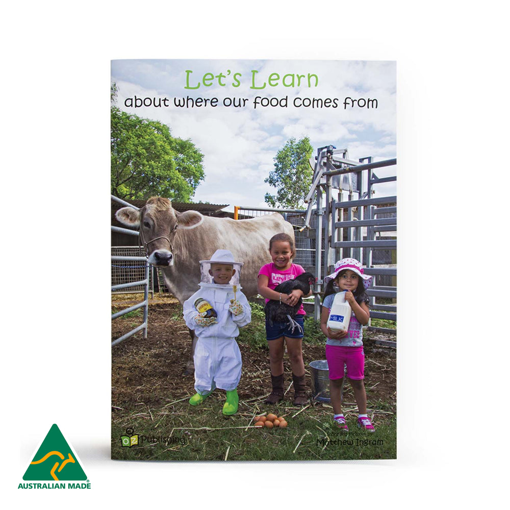 Let's Learn about where our food comes from Big Book