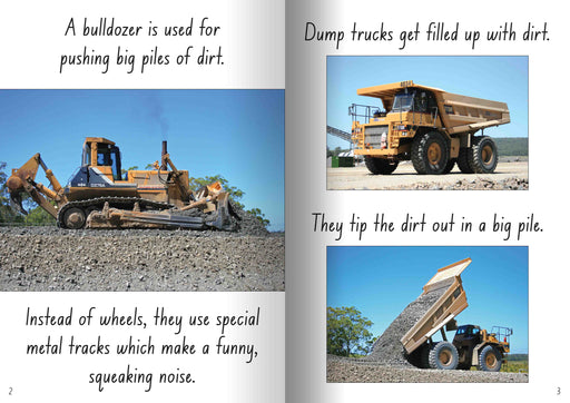 Let's Learn about Diggers and Dozers Big Book