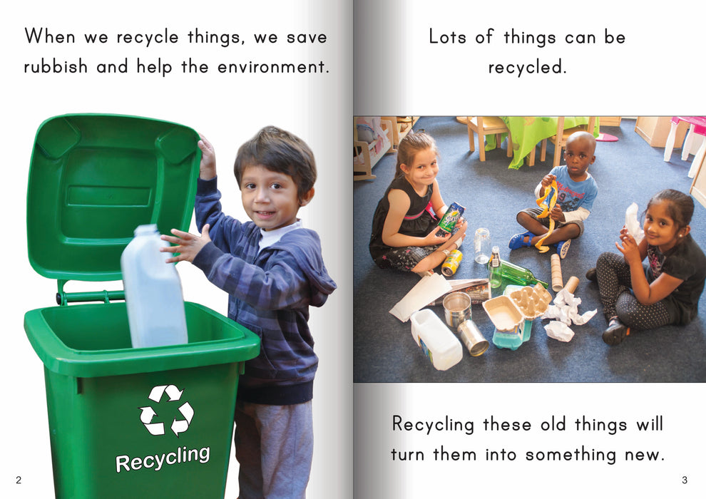 Let's Learn about Recycling Big Book