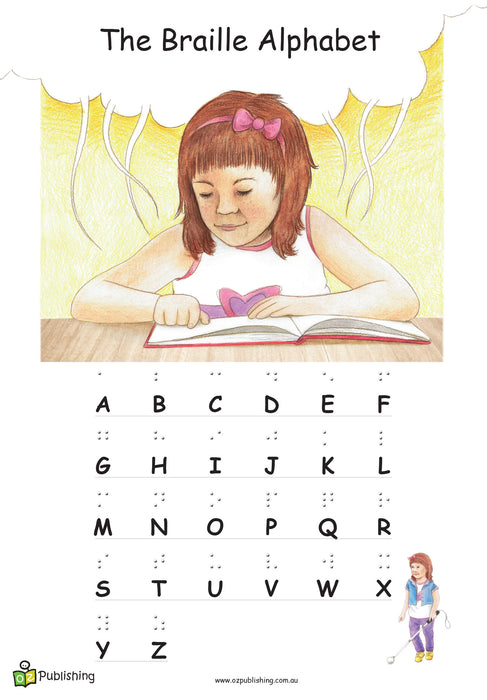 My name is Alice and i am blind Big Book (with FREE embossed braille alphabet poster)