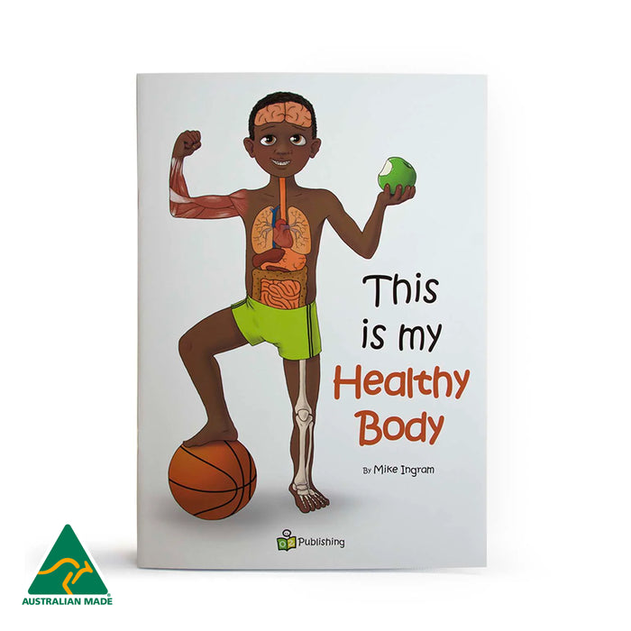 This is my healthy body Big Book with FREE Large anatomy poster!