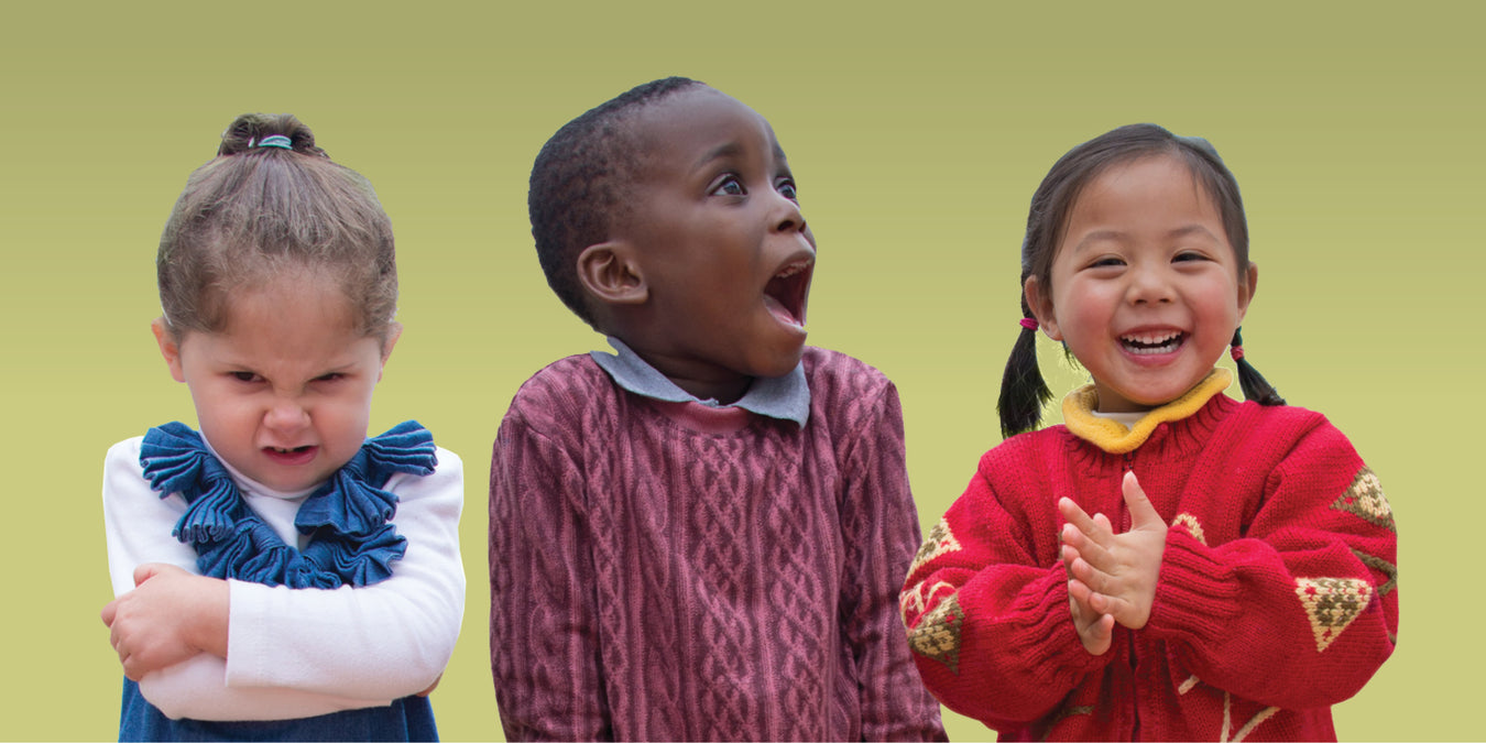 Oz Publishing feelings and emotions big book banner showing children with emotions