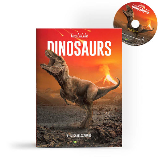 Land of the Dinosaurs Medium Book with CD
