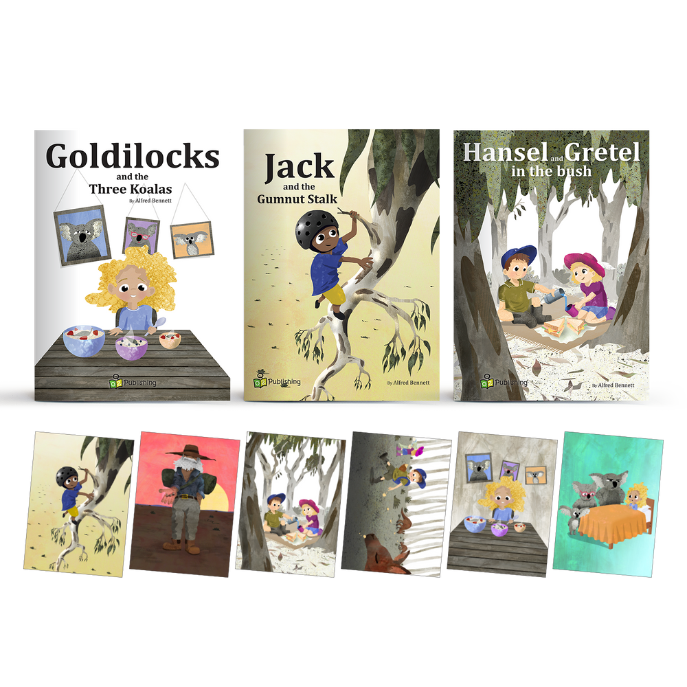 Outback Fairy Tale Big Book Set of 3 - With 6 FREE 'Outback Tales' Posters